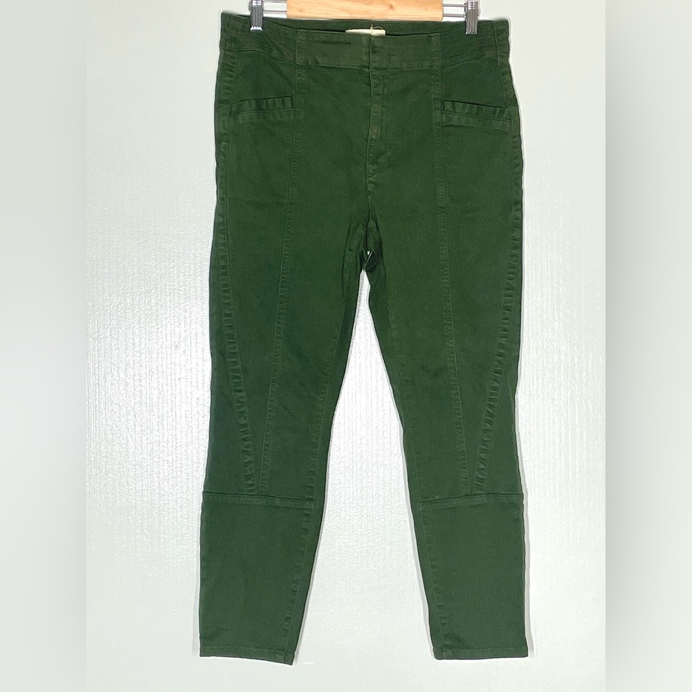 By Anthropologie Cadet Slim Utility pants in Moss Green women’s Sz 32